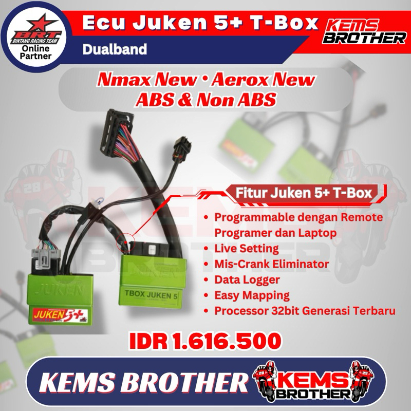 ECU Juken 5+ Dualband Connected Original BRT NEW NMAX NEW AEROX