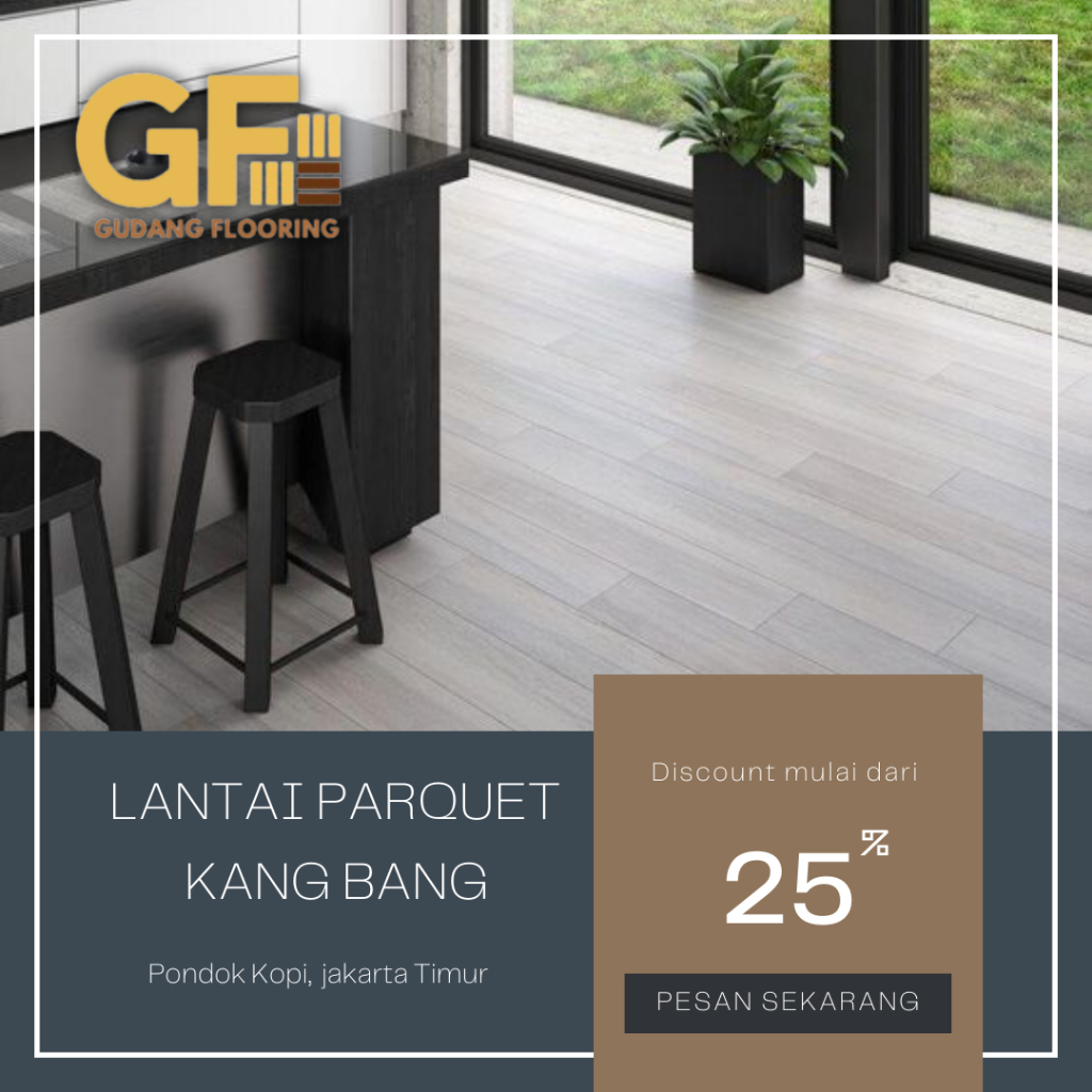 lantai kayu Laminate Kang Bang 8mm (parkit-parket-parquet)