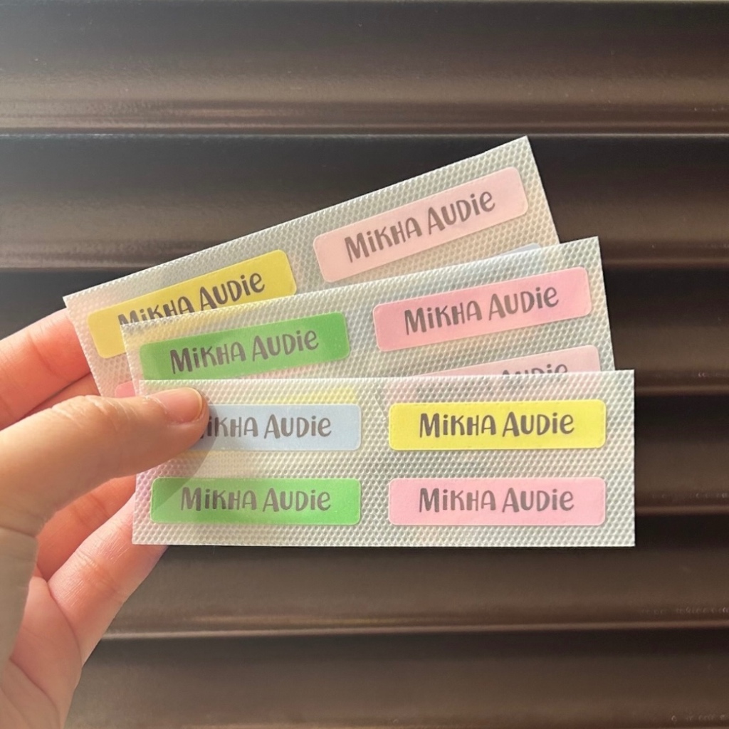 

(stiker BAJU) Printed Polyflex Colorset SHETICKER (PO 3 HARI)