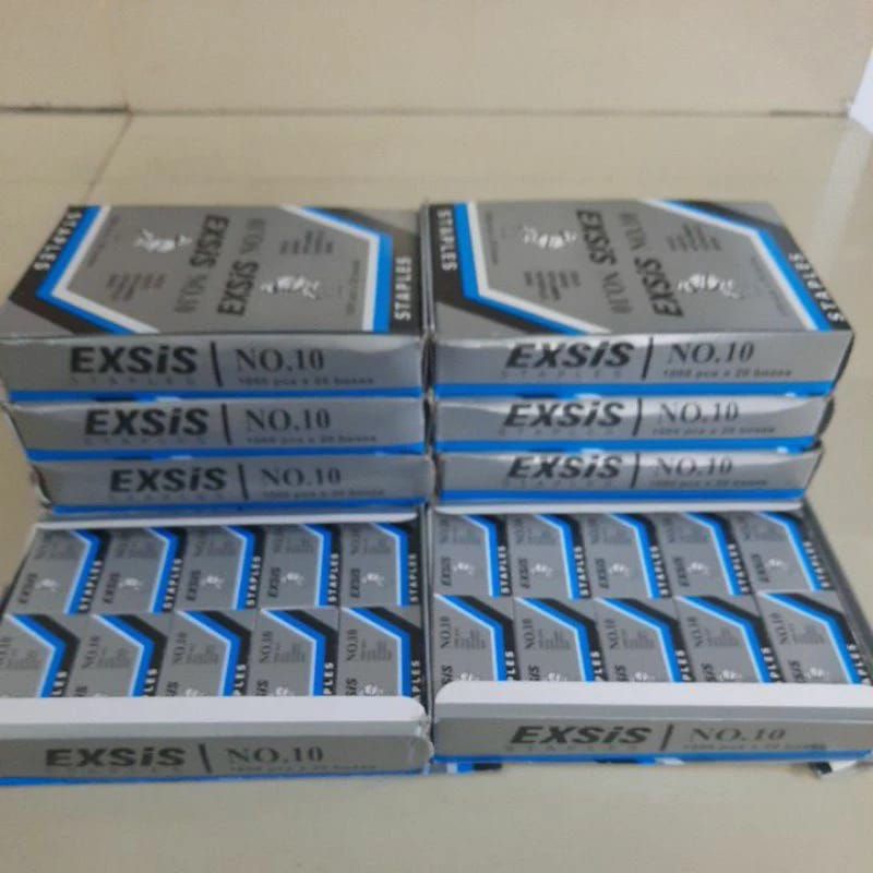 

1Box isi 1000 (KECIL) MERK: STAPLES EXSIS NO 10