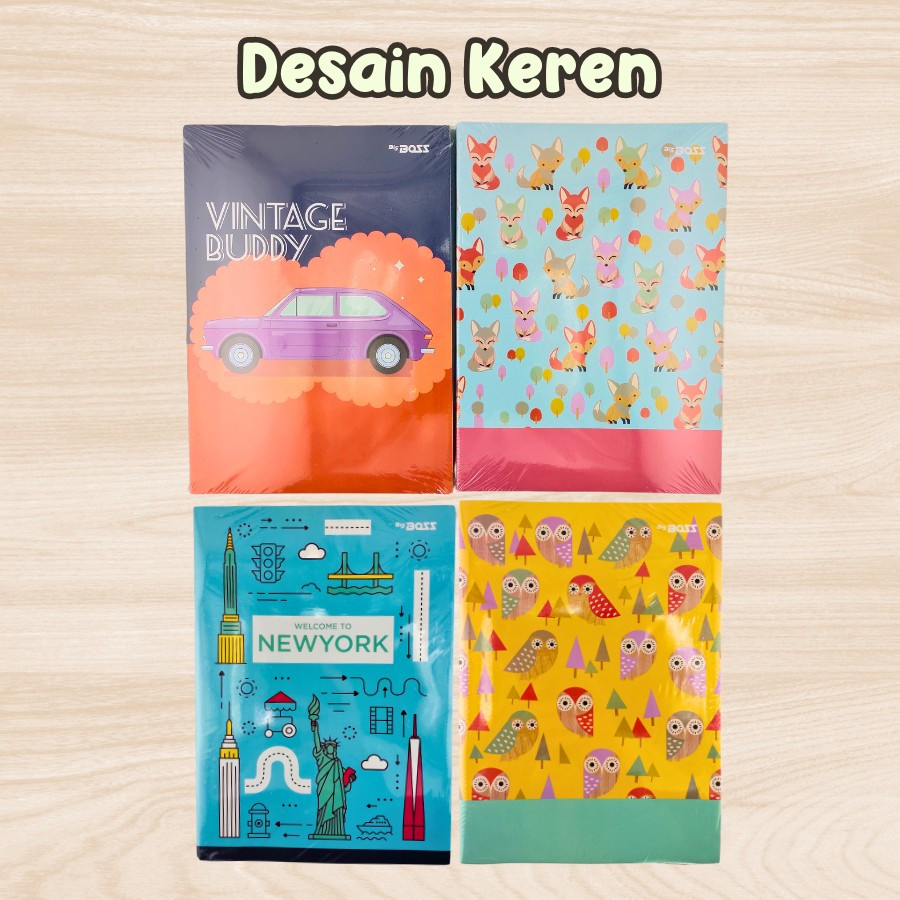 

MilL Buku Tulis Campus Boxy SIDU Big Boss 42 Lembar Isi 6 per pack
