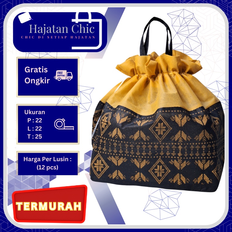 

Diskon Spesial Tas Hajatan Chic SerutBatik Elegan Nusantara 1 lusin 12 pcs