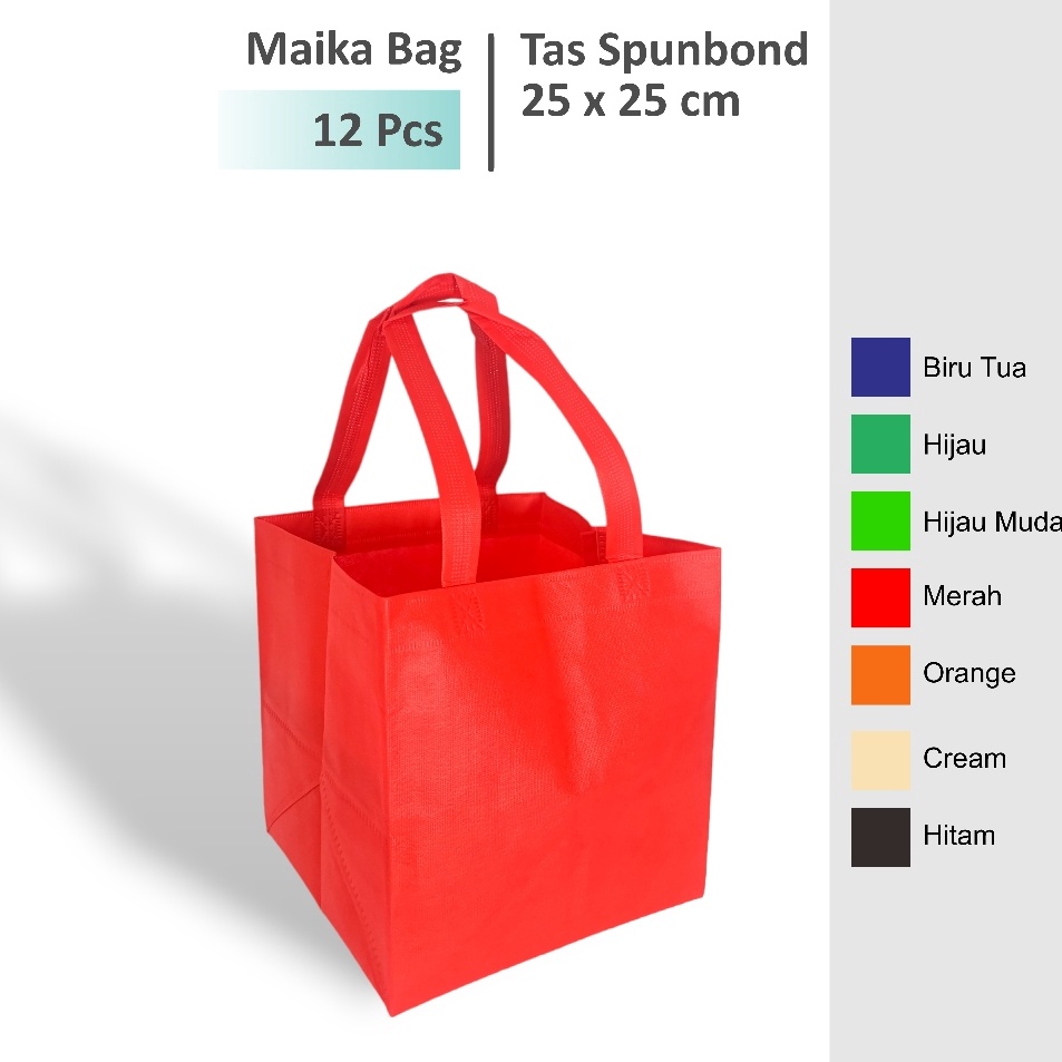 

Harga Miring 12 Pcs Tas Hajatan 25x25 cm Tas Box Nasi Tas Spunbond