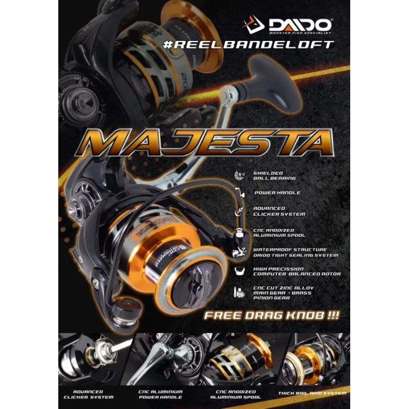 REEL DAIDO MAJESTA 1000-6000 POWER HANDLE