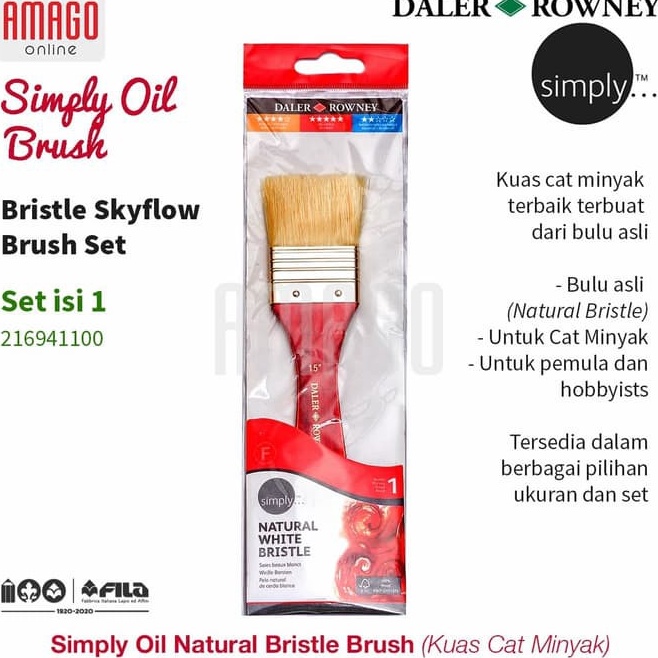 

DALERROWNEY Simply Oil Bristle Skyflow Brush 2169411