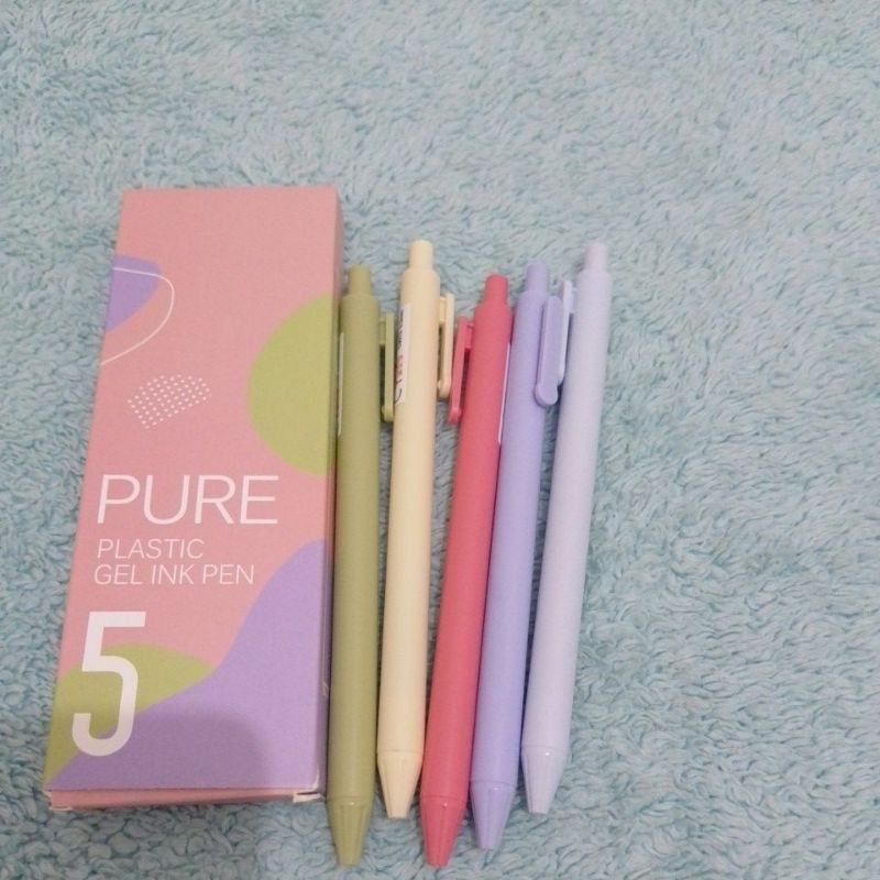 

Gel pen maccaron tinta warna pastel