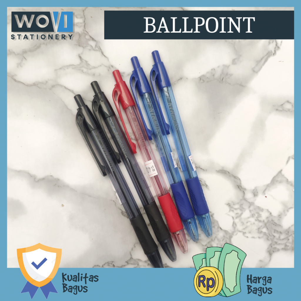 

[WOVI STATIONERY] Ballpoint Gel 0.7mm V5 Snowman / Ballpoint Gel Cetekan V5 0.7mm Snowman [PCS]