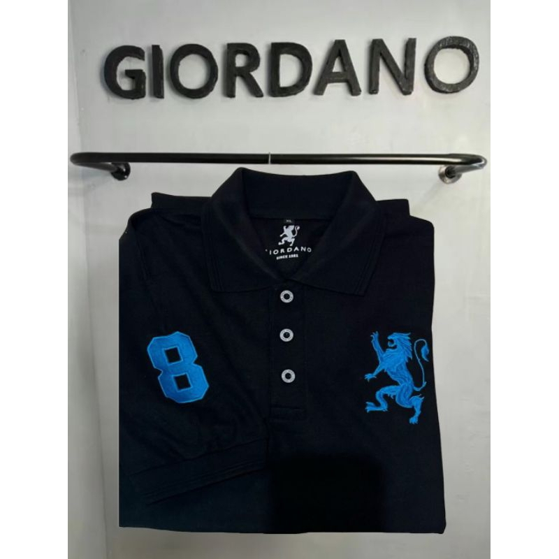 kaos polo logo Giordano bordil kaos polo premium/kaos branded/kaos polo cowok&cewek