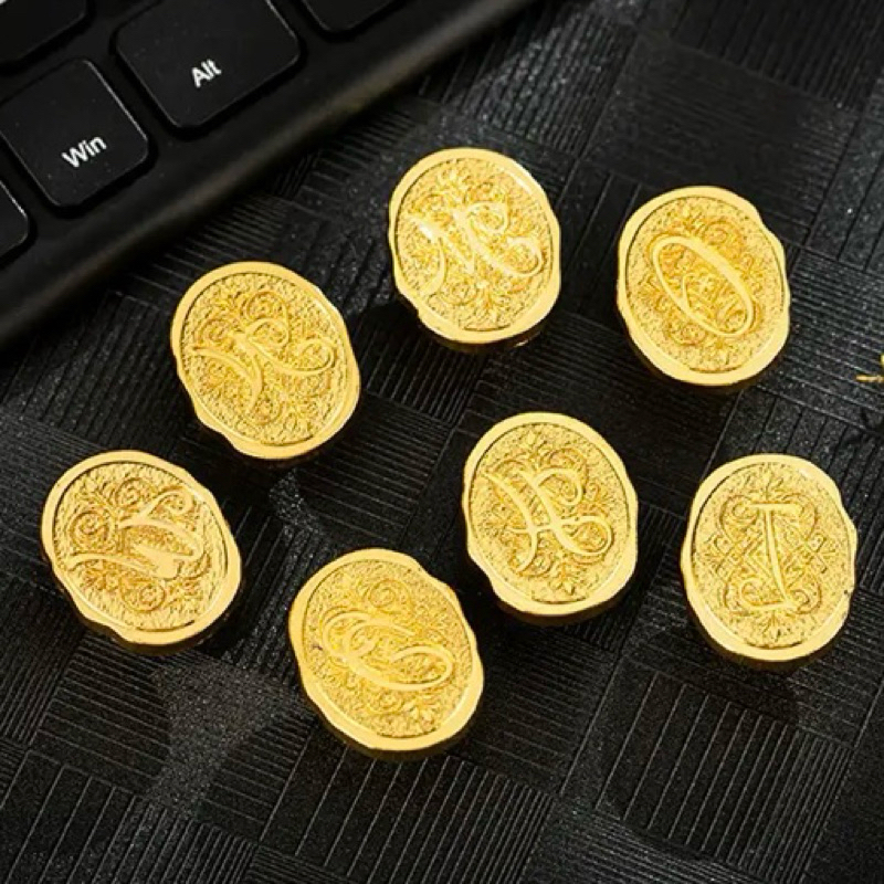 

A-Z Kepala Stempel Lilin Wax Seal Beads Sealing Wax Retro Vintage Bahan Journal Scrapbook Stempel Surat