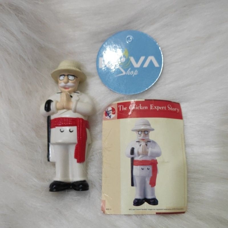 Figure Kolonel Sanders the Chicken Expert Story KFC colonel sanders mascot mcd