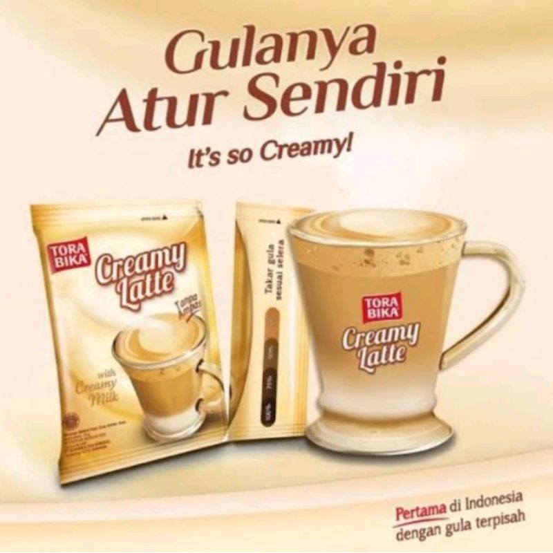 

TORABIKA Creamy Latte 1 renteng isi 10pc x 25grm