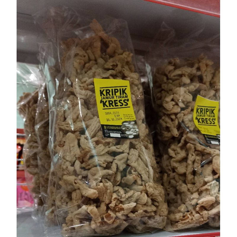 

Keripik Jamur Tiram/Keripik Jamur Kres/Snack Kiloan Murah