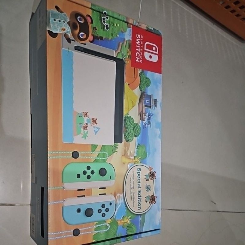 FREE 2 GAME FISIK Second Nintendo Switch Special Edition Animal Crossing + 2 Game Card Fisik (Person