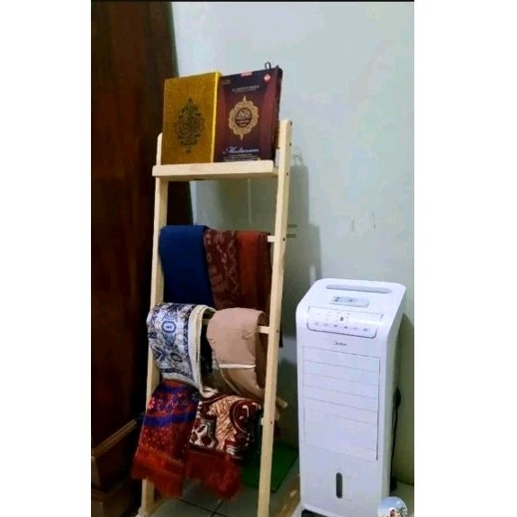 rak sajadah & mukenah & rak alqur'an