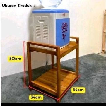 2 susun rak dispenser. rak galon serbaguna kuat dan kokoh