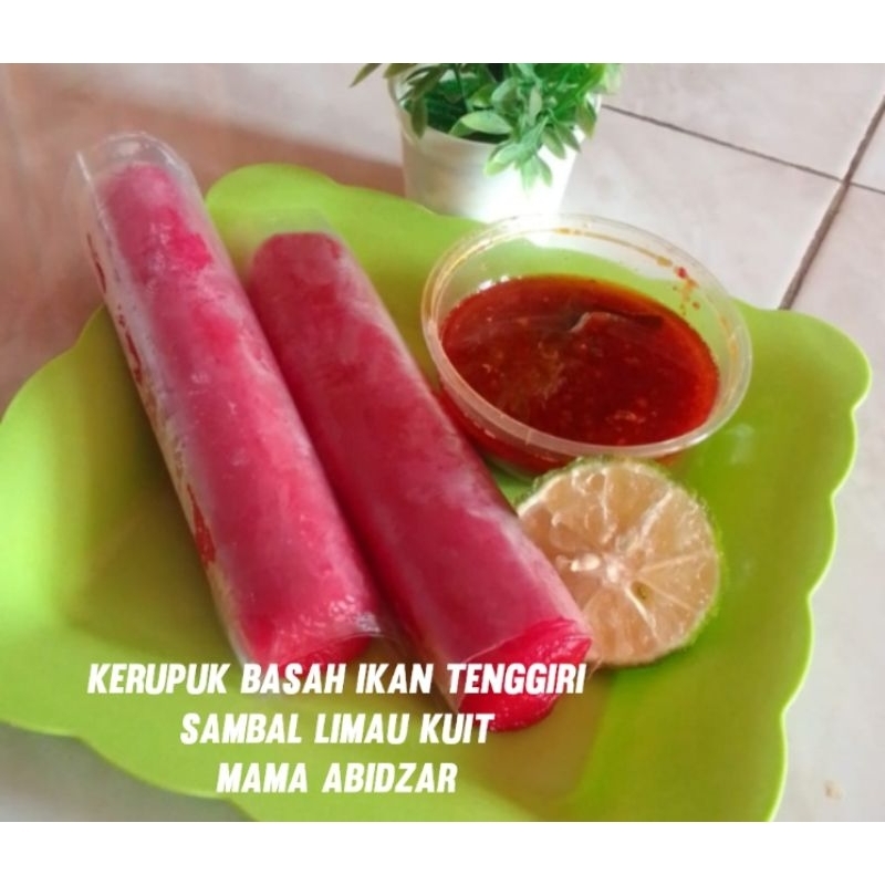 

kerupuk basah ikan tenggiri mama abidzar