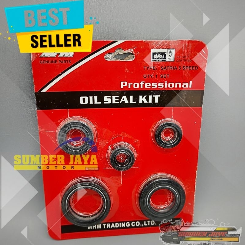 seal oil sil mesin komplit satria 2 tak 6 speed