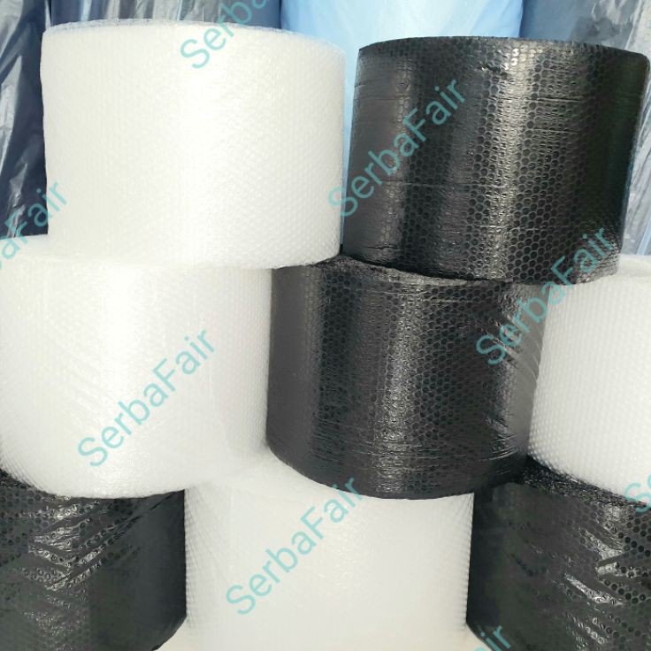 

New Arrival Bubble Wrap HitamBening 3CMX5M Ekonomis Hemat Bubblewrap Bandung
