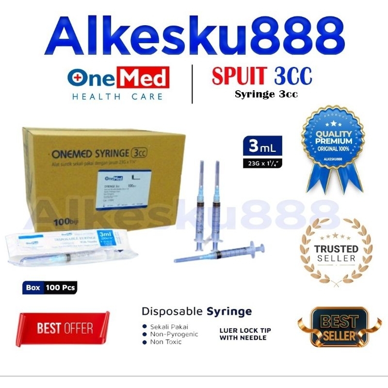 SPUIT 3CC ONEMED 1 BOX