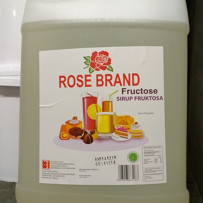 

zjSerba Murah gula cair rosebrand 5kg gojekgrab only sirup fruktosa fructose B6
