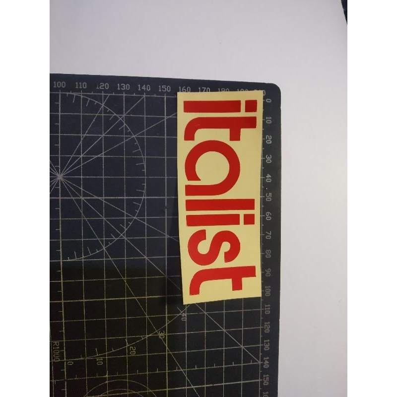 

cutting stiker italist