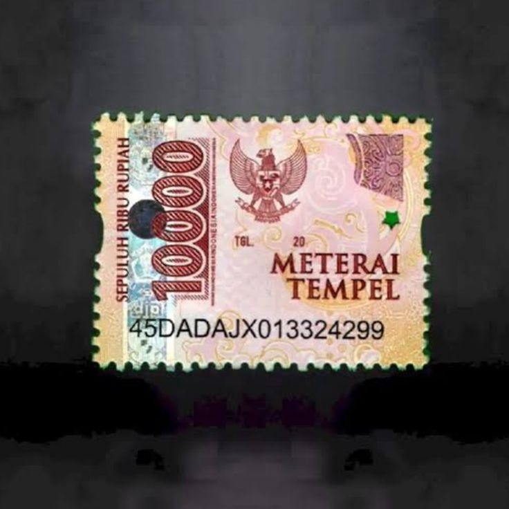 

Makin laris MATERAI 1 Asli POS INDONESIA