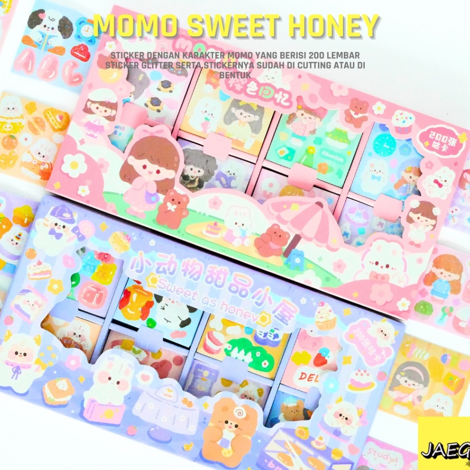 

Produk JAEGi Premium Waterproof Sticker Karakter MOMO Edition Isi 2 Lembar