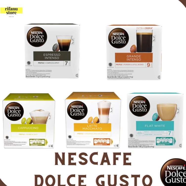 

Best Seller Nescafe Dolce Gusto Capsule Coffee NDG Original All Varian W6