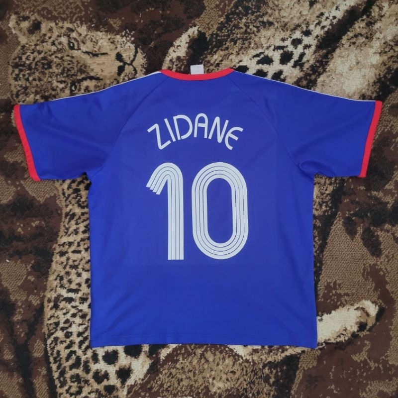 Jersey kaos France Perancis Prancis 2006 Zidane
