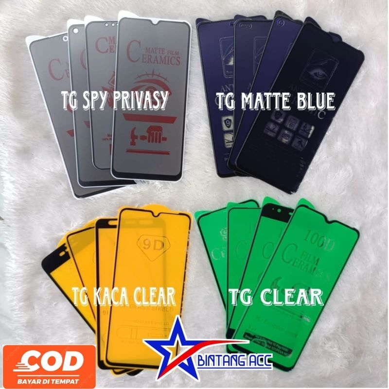 Anti gores Samsung A8 2018 Temper Glas Spy Privacy/Clear film/Kaca 9D tg