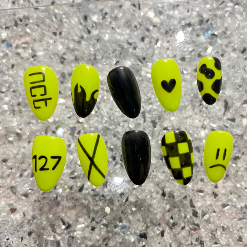 NCT 127 NAILS | PRESS ON NAILS | FAKE NAILS | KUKU PALSU