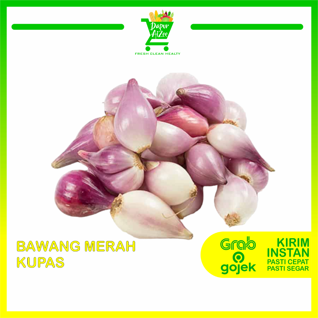 

Bawang Merah Kupas - Berat 100gr | Dapur Aizee Red Onion/Brambang