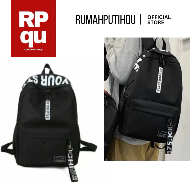 

Tas Ransel Hitam Putih Korea, Stylish & Nyaman Untuk SD, SMP, SMA, Cocok Untuk Sekolah & Aktivitas Sehari-hari - RPQU