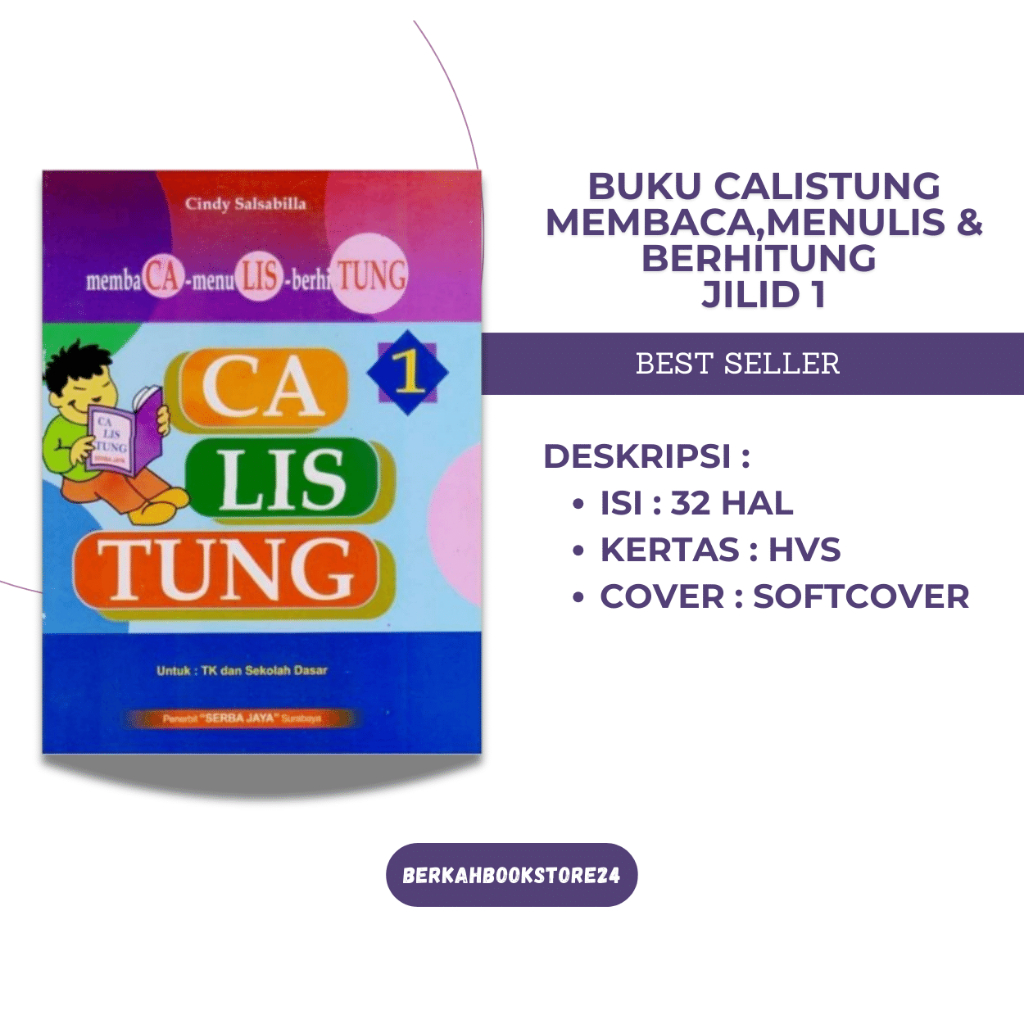 Buku Calistung Jilid 1 Untuk TK Dan SD