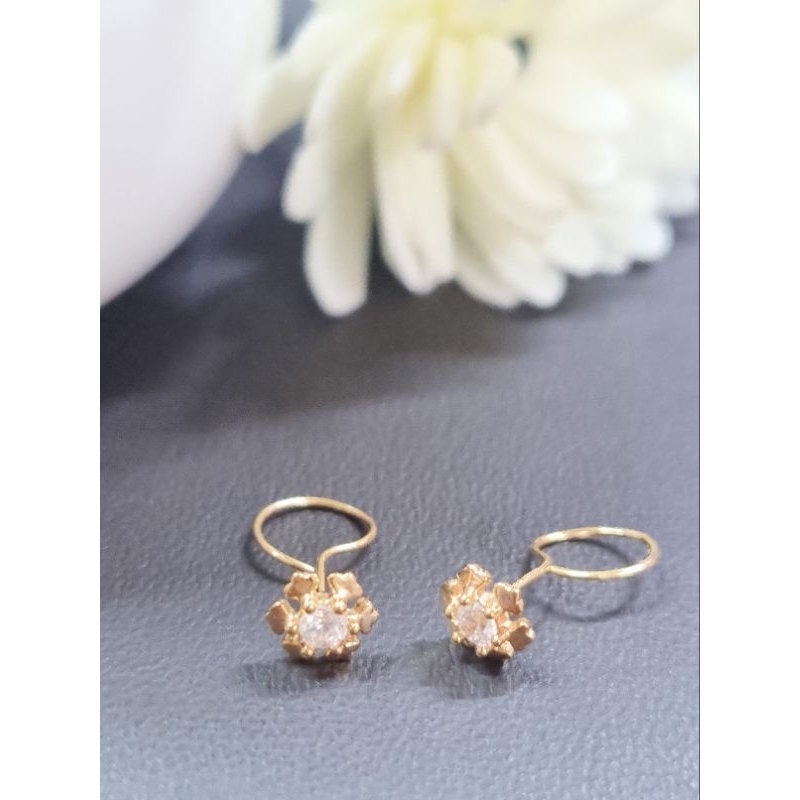 ANTING ANAK SNOWFLAKE ANTING TOGE EMAS