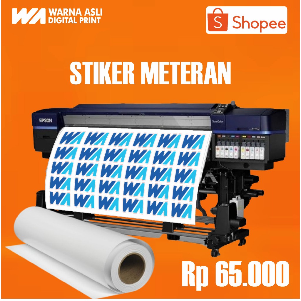 STIKER METERAN / STIKER VINYL / STIKER DURATAC