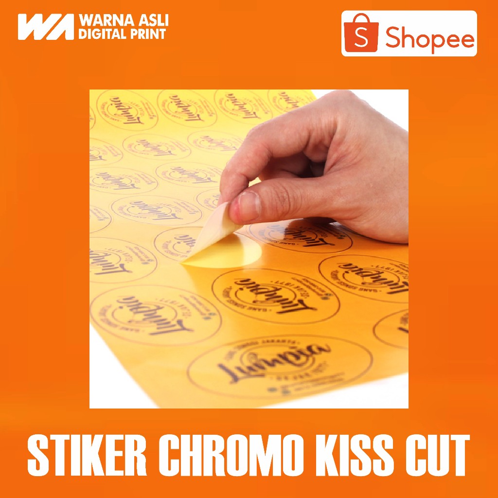 

CUTTING STIKER CHROMO / STIKER CHROMO KISS CUT / STIKER A3+