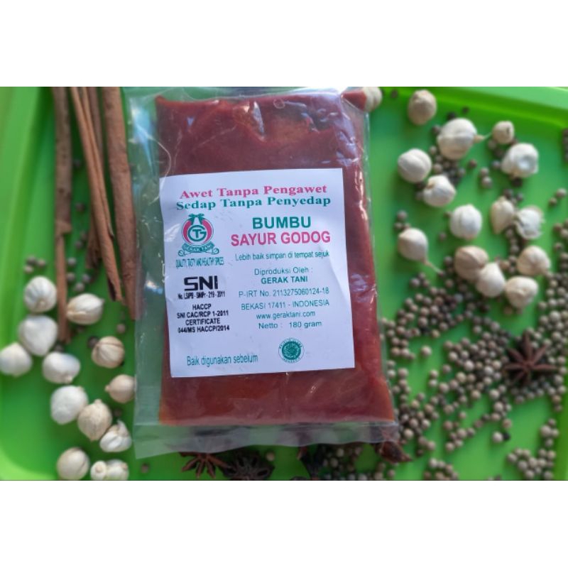 

Bumbu Sayur Godog Gerak Tani 180 gr