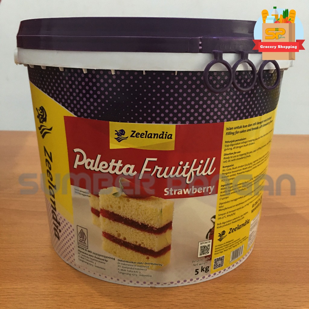 

Paletta Fruitfill Strawberry 5 Kg - Zeelandia - Selai - Fliing