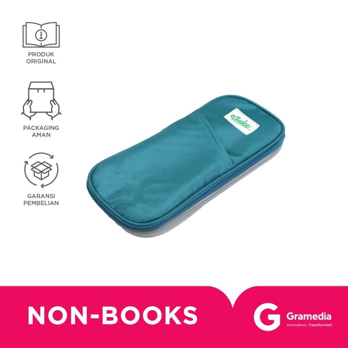 

Gramedia Supratman | Estudee Pencil Case Expandable Tosca Lgrey