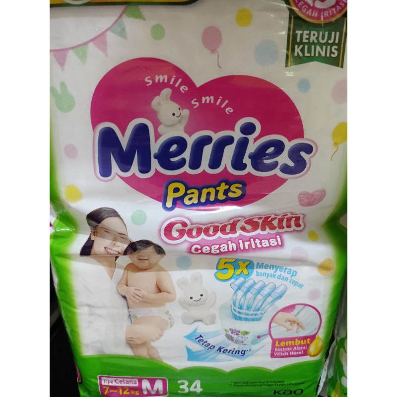 PAMPERS BALIT MERRIES GOOD SKIN PANTS M34