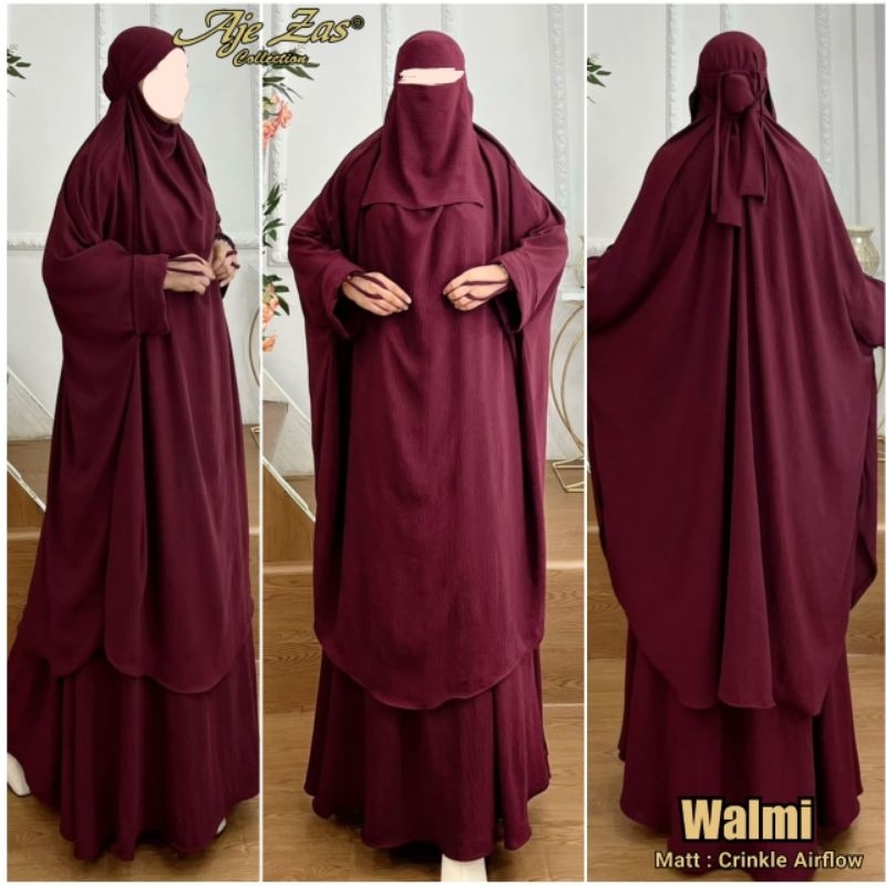 Gamis Syari Jumbo Kode WALMI Ory Aje Zas Matt Ceringklle