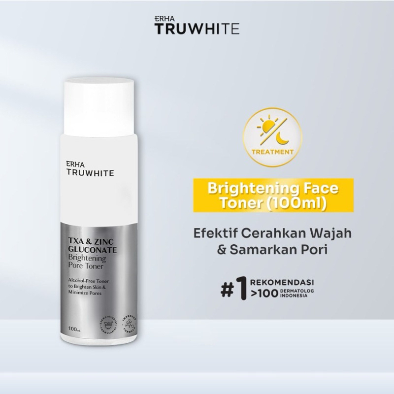 ERHA Truwhite TXA & Zinc Gluconate Brightening Pore Toner 100 ml (produk baru masih segel)