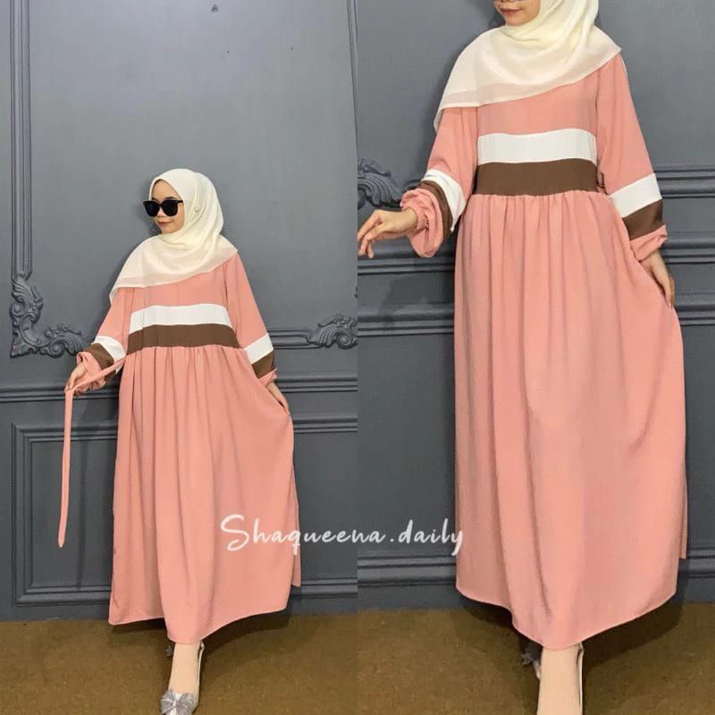 GAMIS CRINKLE AIRFLOW//DRESS REMAJA CRINKLE AIRFLOW PREMIUM//SHAQUEENA DRESS MAXY