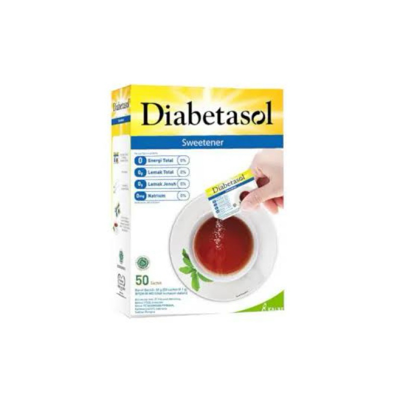 

Gula Diabetasol Sweetener 50 Sachet