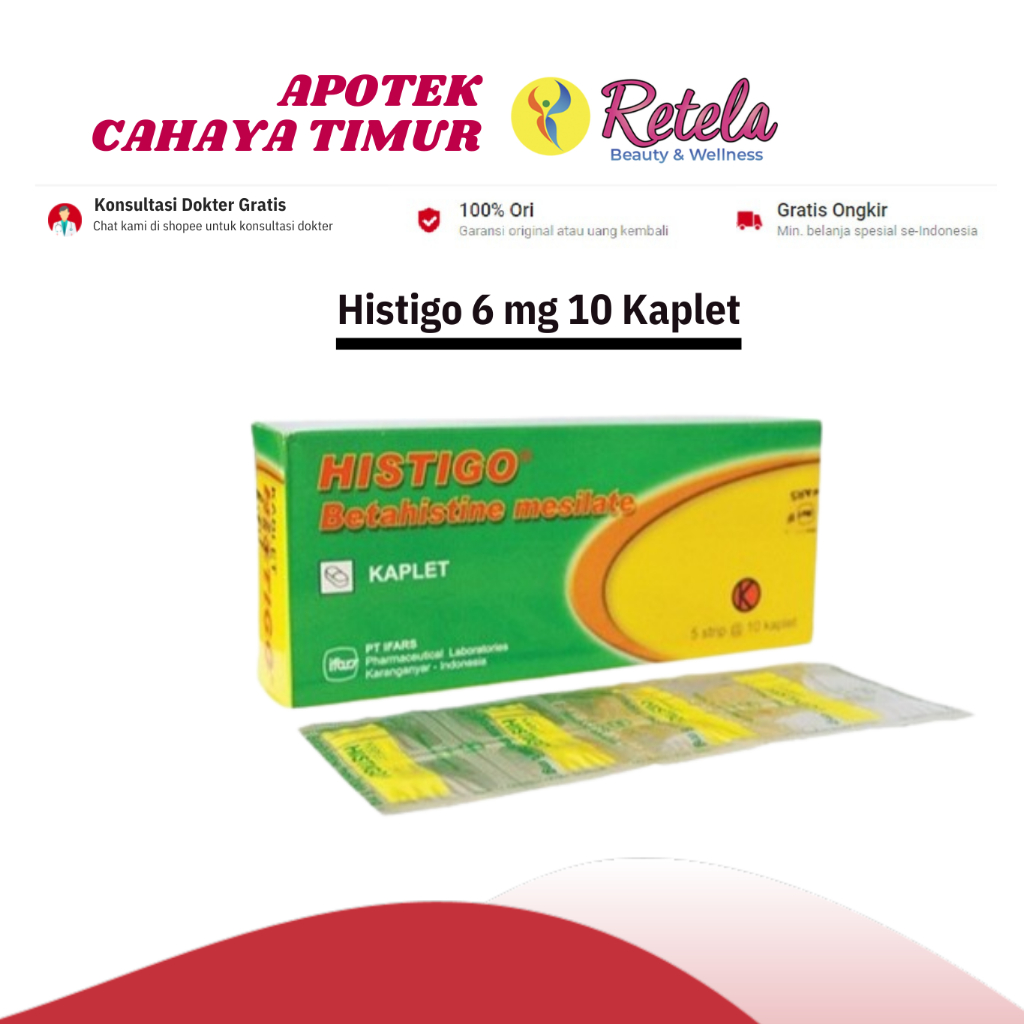 Histigo 6 mg 10 Kaplet