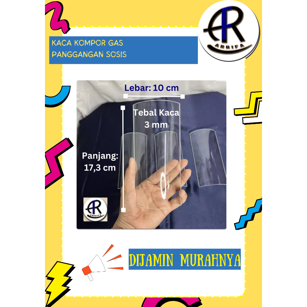 Refill Kaca Panggangan Sosis - Panggangan Sosis / Panggangan Gas