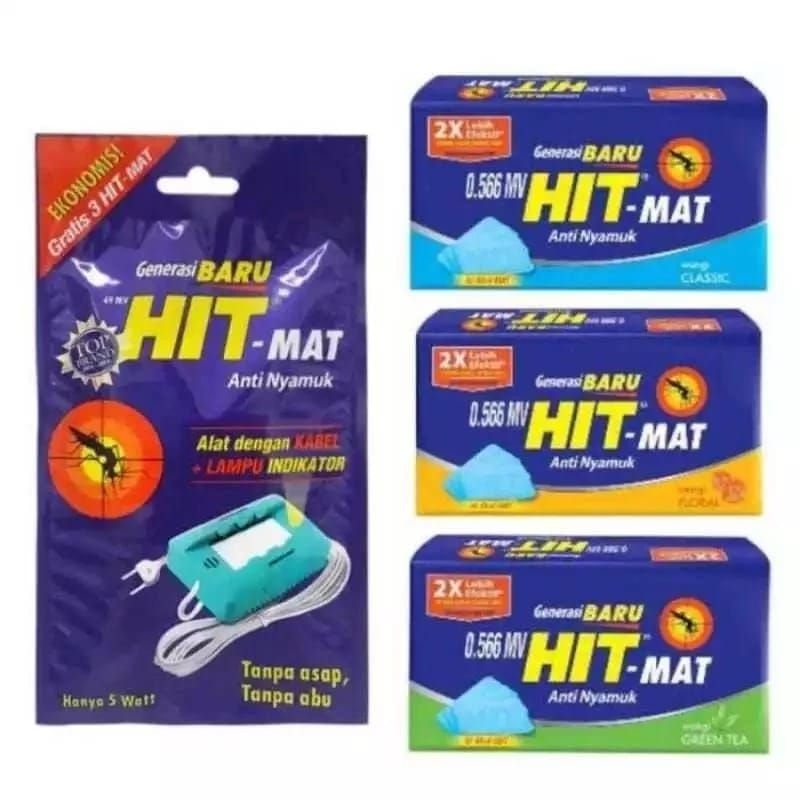 HIT MAT Alat & Refil Anti Nyamuk Listrik | Obat Nyamuk Elektrik