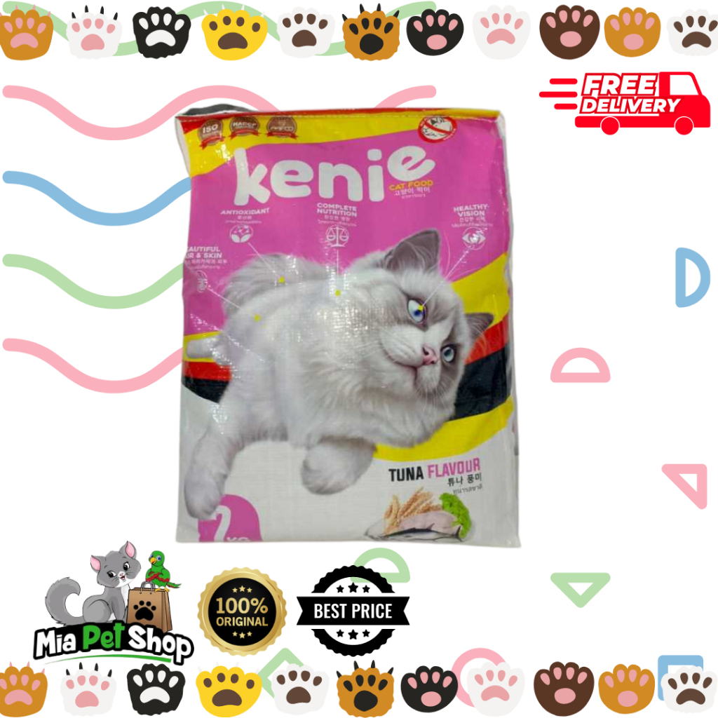 Dry Cat Food Kenie Adult Tuna 7 Kg