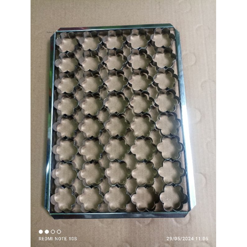 cetakan kacang putri saju motip bunga / cetakan kastengel kue kering